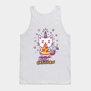 Pizza Caticorn Tank Top